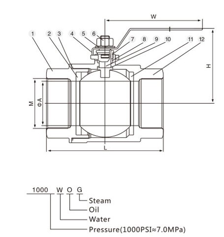 1000 WOG 2PC CAST STEEL BALL VALVESdraw.jpg 1000 WOG 2PC CAST STEEL BALL VALVESdraw.jpg